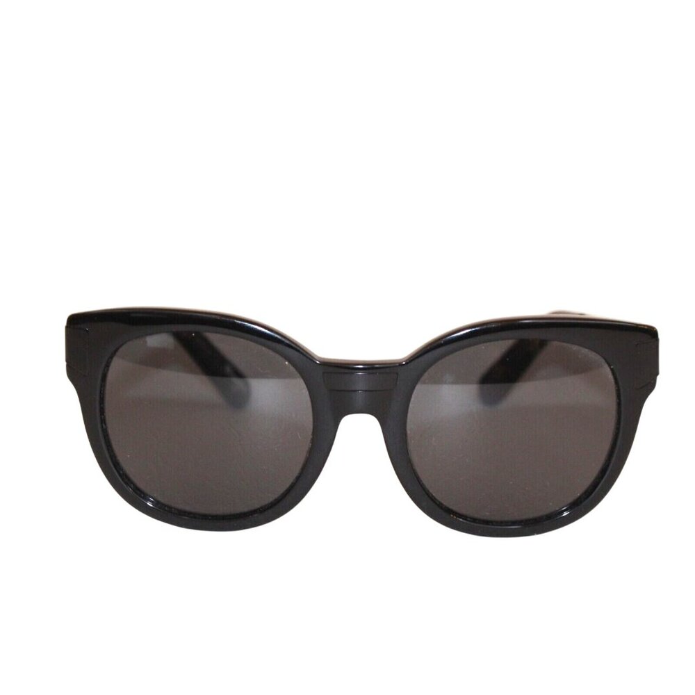 Prive Revaux Sunglasses MK1202 Biscayne Black Semi Cat Eye with Black Lenses - Picture 2 of 5